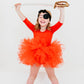 Red 3/4 Tutu Leotard