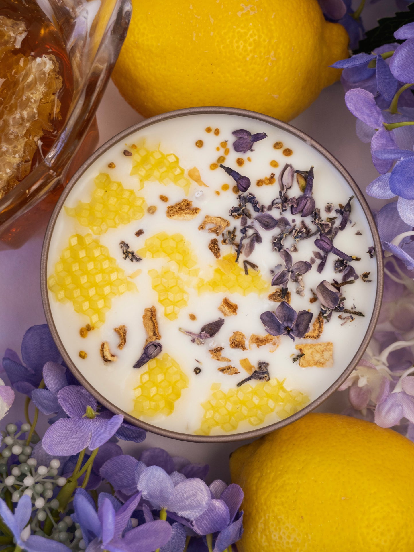 NECTAR Lilac Lemon Honey Candle