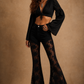 Raven Lace Flares