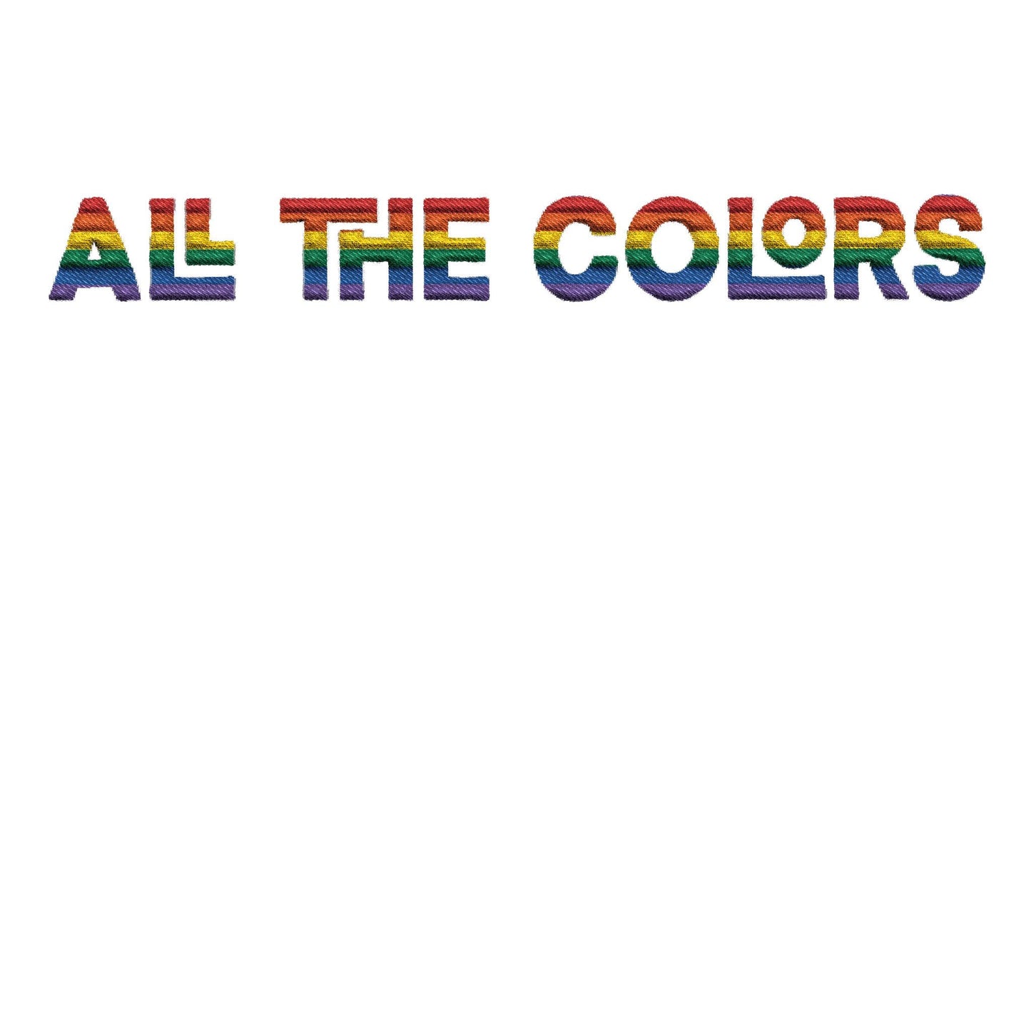 "All the Colors" Rainbow Embroidered Unisex Heavy Blend™ Hooded Sweatshirt