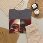 Graphic Tee — Dual-Faced Gothic Rose Portrait
