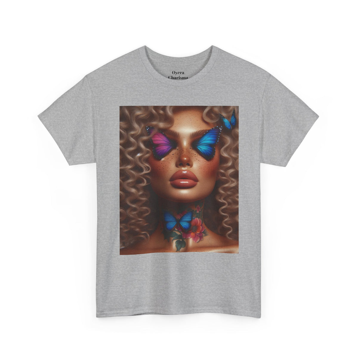 Butterfly Glam Portrait T-Shirt