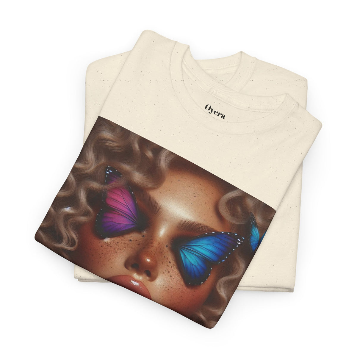 Butterfly Glam Portrait T-Shirt