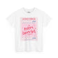 Pretty Curvy Girl Tee — Pink Guest Check Graphic Shirt