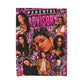 Parental Advisory Pink Pop Collage Velveteen Plush Blanket