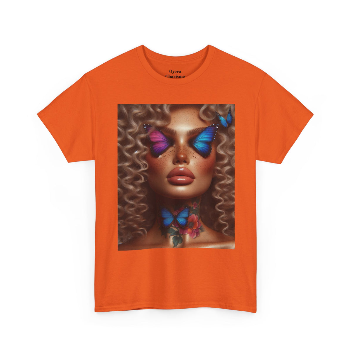 Butterfly Glam Portrait T-Shirt