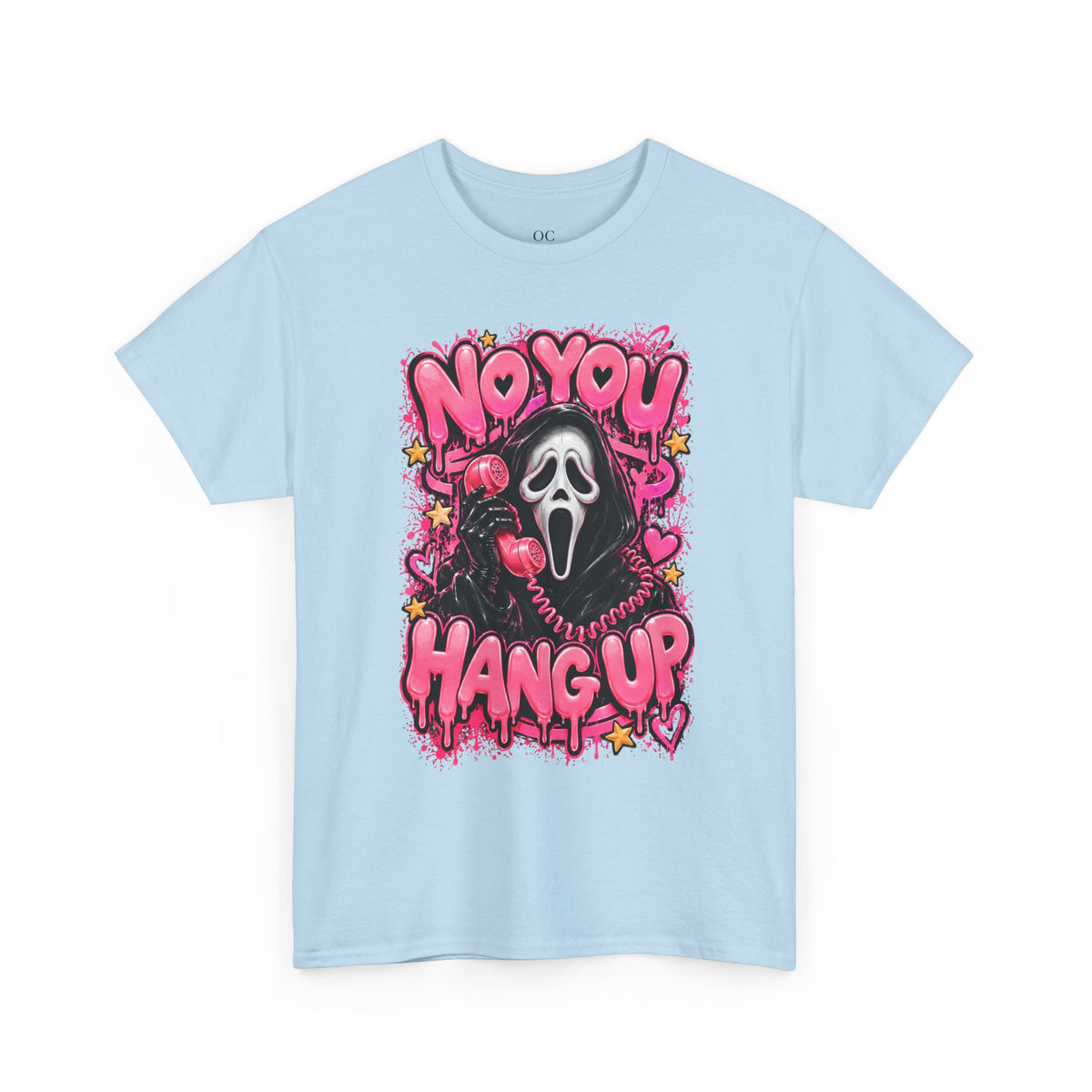 “No You Hang Up” Ghost Face Graphic Tee
