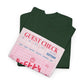 Pretty Curvy Girl Tee — Pink Guest Check Graphic Shirt