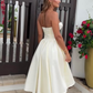 Eliana Satin Midi Dress