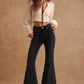Bell Bottom Jean in Black