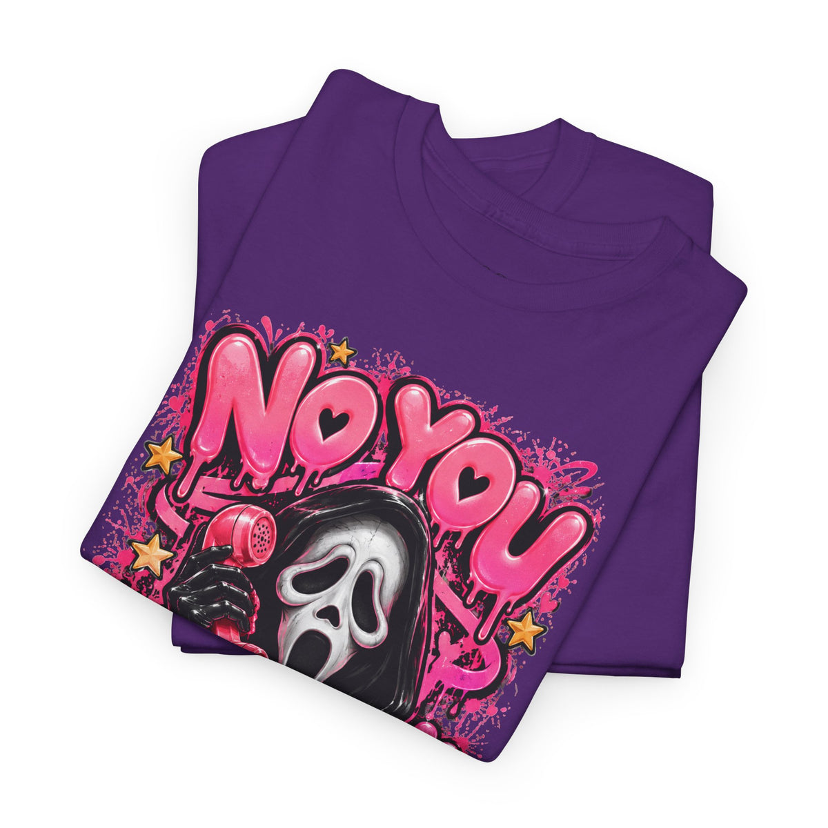“No You Hang Up” Ghost Face Graphic Tee