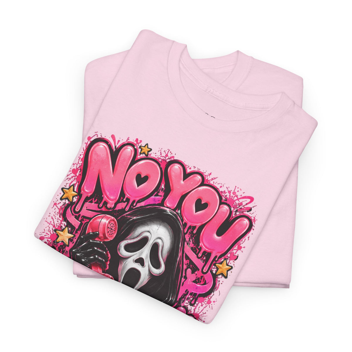 “No You Hang Up” Ghost Face Graphic Tee