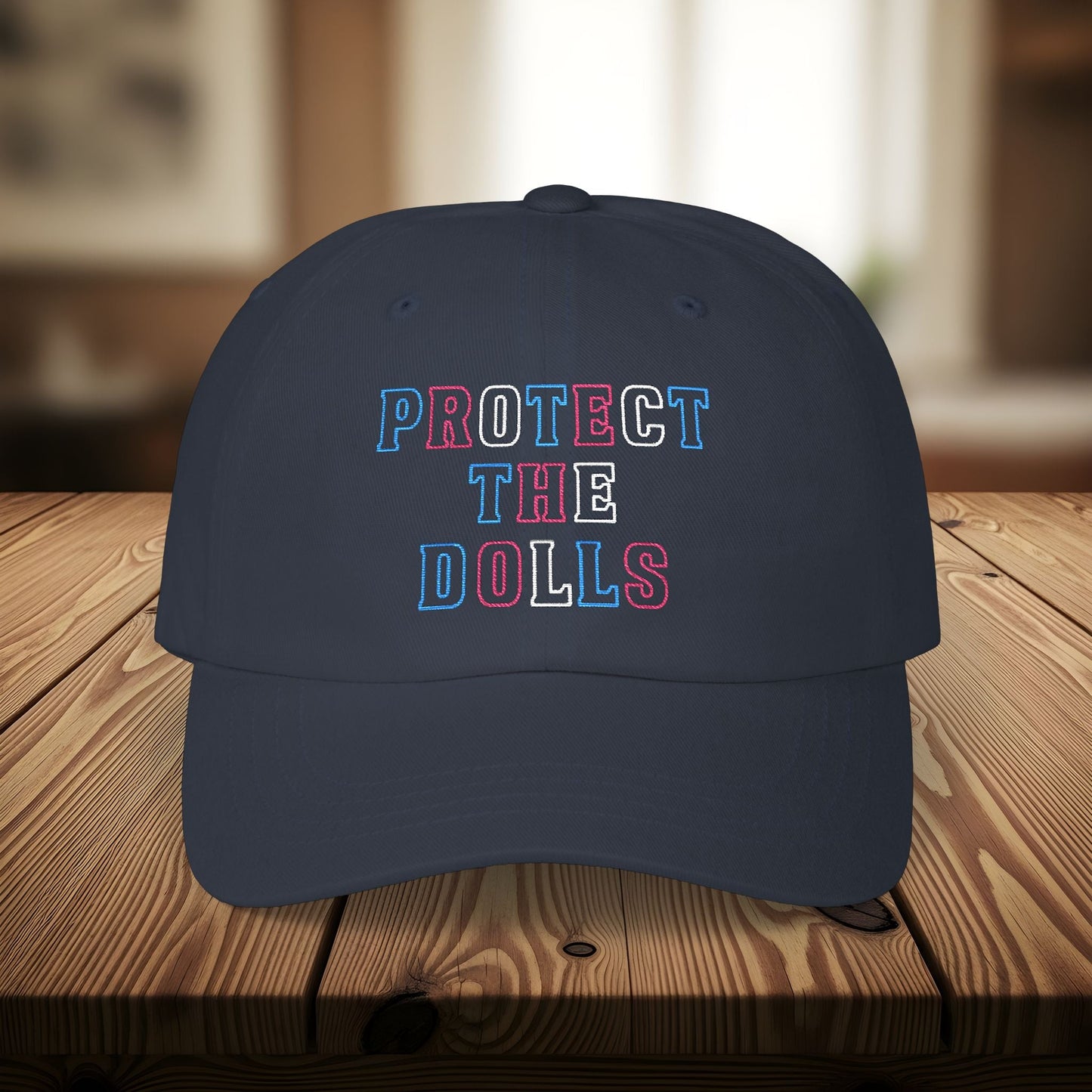 Protect the Dolls LGBTQ+ Pride Trans Support Embroidered Hat | 10 Colors