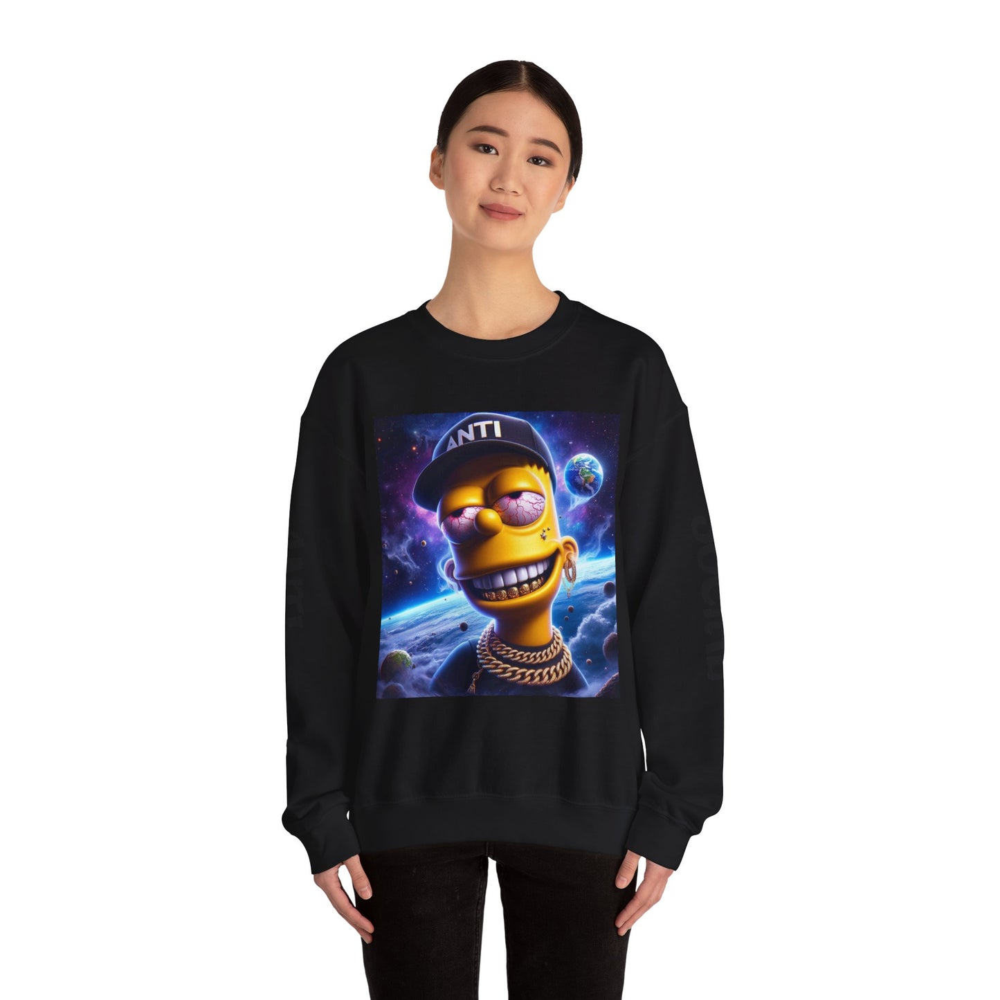 “Anti Social” Heavy Blend™ Crewneck Sweatshirt