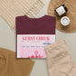 Anti-Social Guest Check T-Shirt