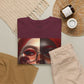 Graphic Tee — Dual-Faced Gothic Rose Portrait