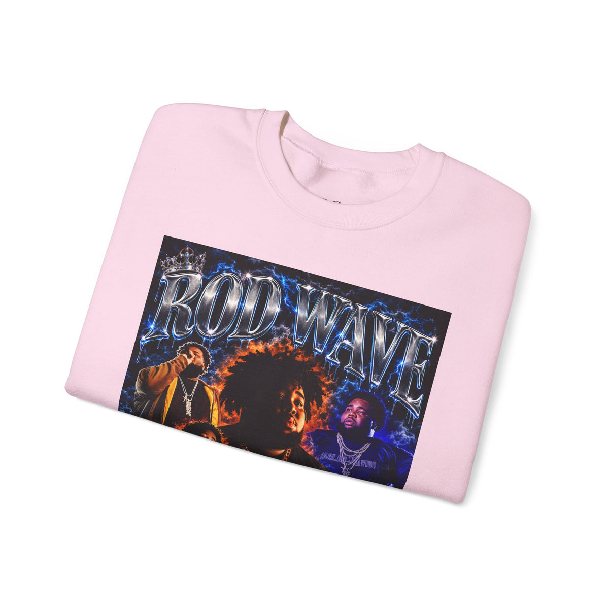“Rod Wave” Blue Crewneck Sweatshirt