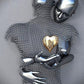 Metal Statue Art Canvas