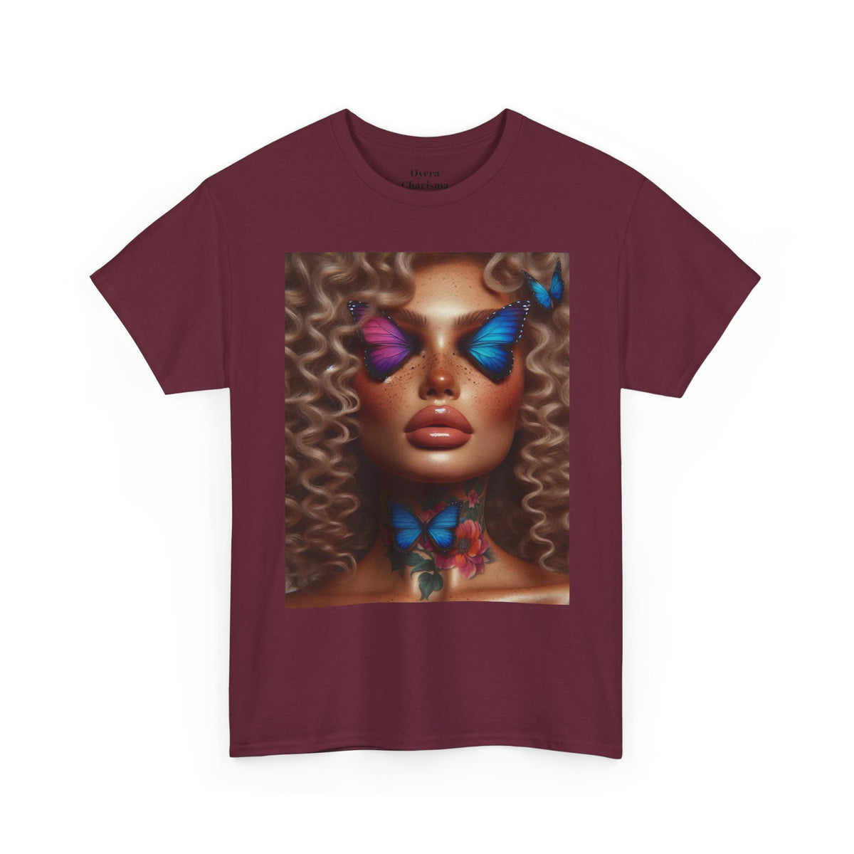 Butterfly Glam Portrait T-Shirt