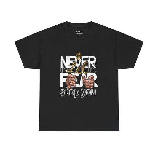 Never Give Up Heavy Cotton Tee