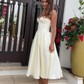 Eliana Satin Midi Dress