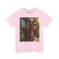 Butterfly Sunface T‑Shirt — Surreal Portrait Art Tee
