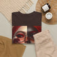 Graphic Tee — Dual-Faced Gothic Rose Portrait