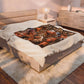 “Beyoncé” Gold Velveteen Plush Blanket