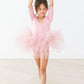 Vintage Pink 3/4 Tutu Leotard