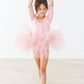 Vintage Pink 3/4 Tutu Leotard