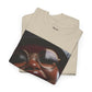 Smiling Afro Woman Graphic Tee — Bold Urban Portrait T-Shirt