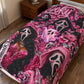 Spooky Ghost Pink Halloween Velveteen Plush Blanket