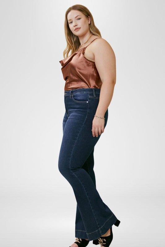 “Just A Vibe” Flare Jeans