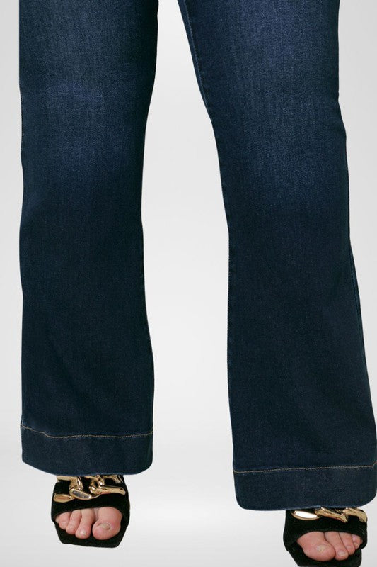 “Just A Vibe” Flare Jeans