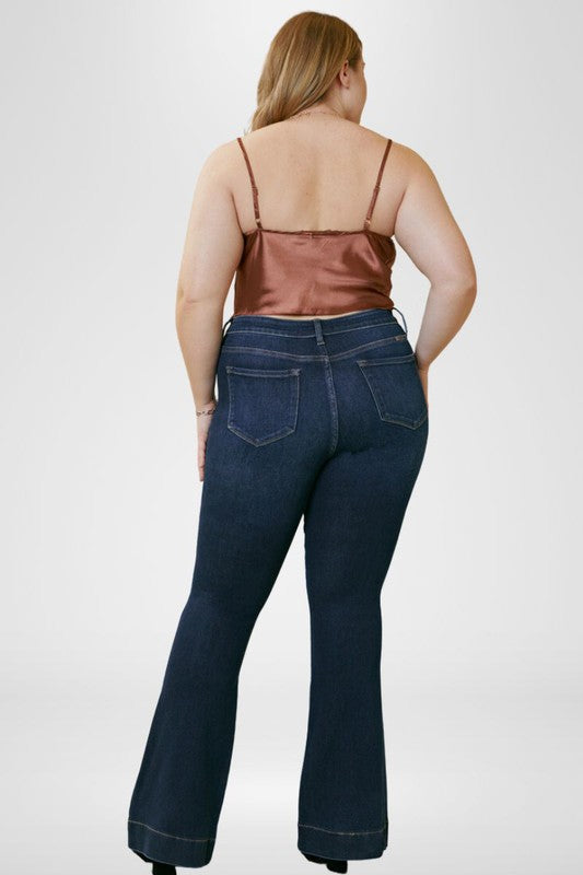 “Just A Vibe” Flare Jeans