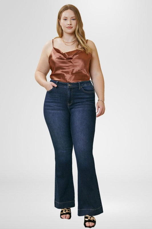 “Just A Vibe” Flare Jeans