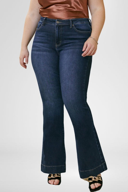 “Just A Vibe” Flare Jeans