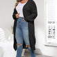 Open Front Long Sleeve Cardigan