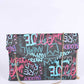 “Word Up” Envelope Clutch Bag