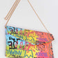 “Word Up” Envelope Clutch Bag