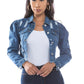 “The Program” Denim Crop Jacket