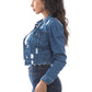 “The Program” Denim Crop Jacket