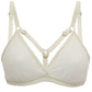 Hearts of Venus Strappy Bralette in Pearl