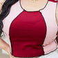 Contrast Round Neck Tank