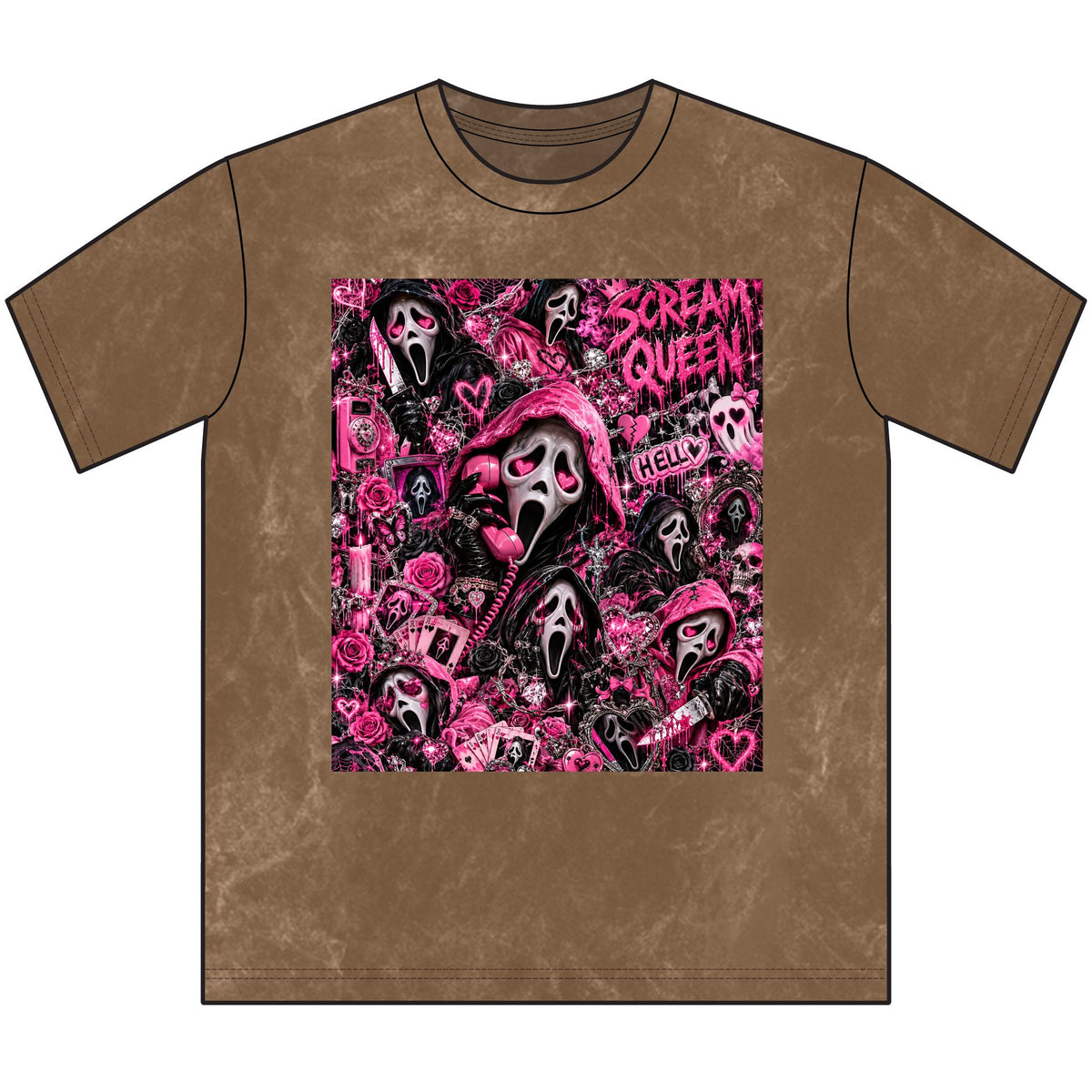 “Scream Queen” Vintage Crewneck Tee
