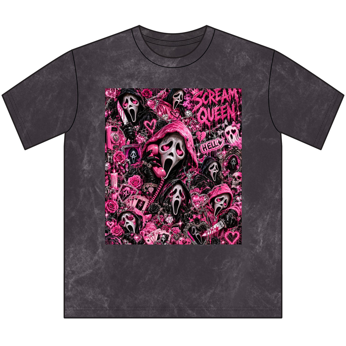 “Scream Queen” Vintage Crewneck Tee