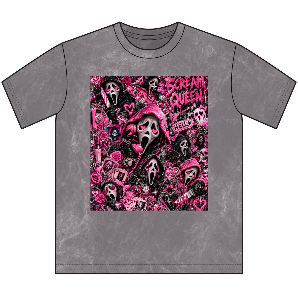 “Scream Queen” Vintage Crewneck Tee