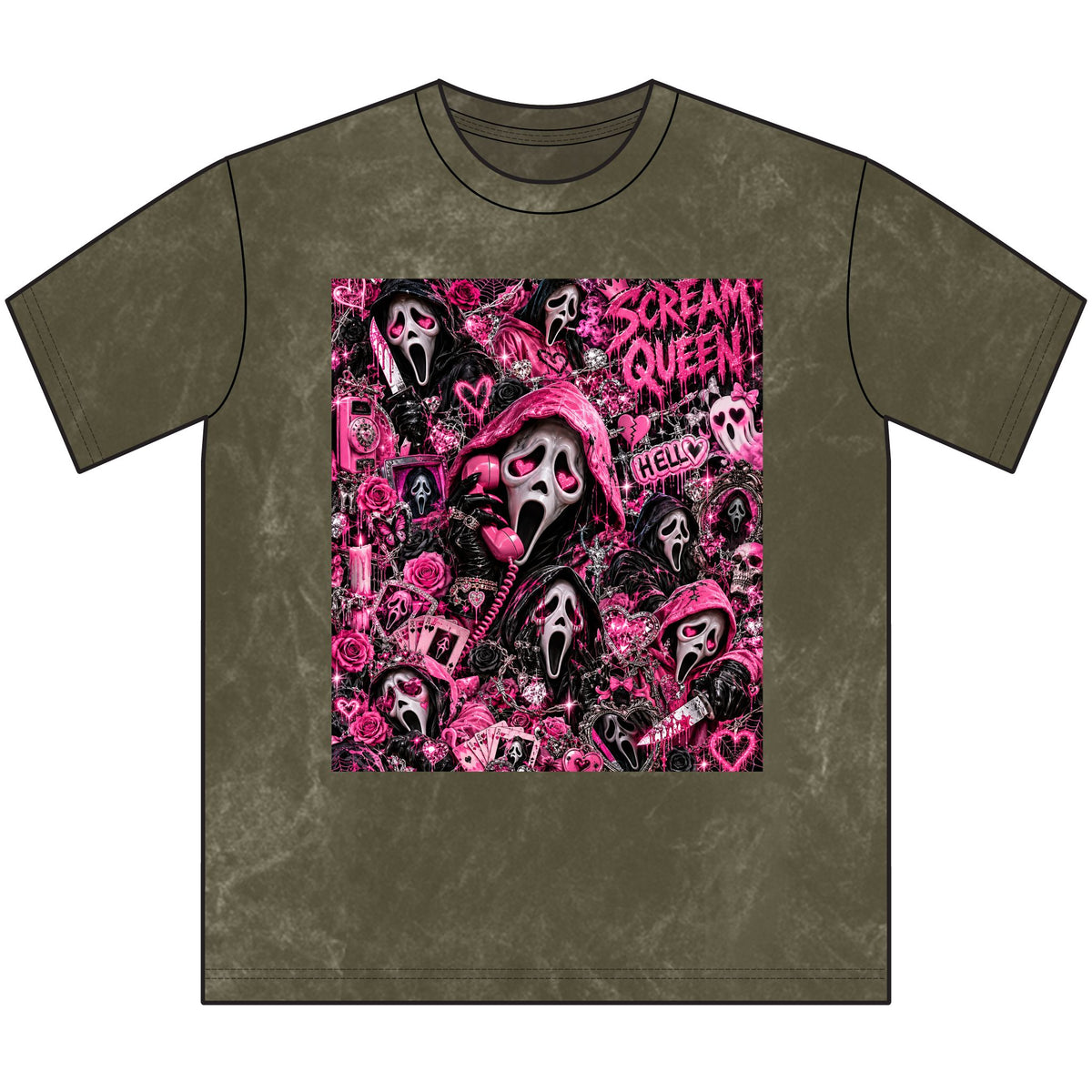 “Scream Queen” Vintage Crewneck Tee