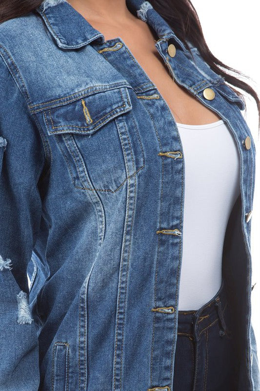 “The Catch” Denim Trucker Jacket