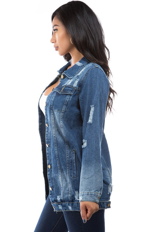“The Catch” Denim Trucker Jacket